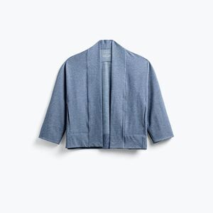 Ministry of Supply Womens Size‎ XS Blue Fusion Terry Cardigan Pockets NWT